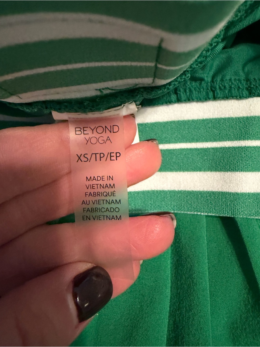 Beyond Yoga If You Pleats Tipped Elastic Mini Skirt Skort, home court green, XS - Picture 11 of 13